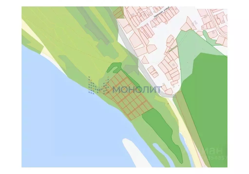 Участок в Нижегородская область, Лысковский район, с. Нижний Красный ... - Фото 2