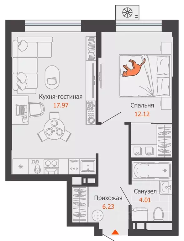 2-к кв. Свердловская область, Екатеринбург Широкая Речка мкр, Лес ... - Фото 0