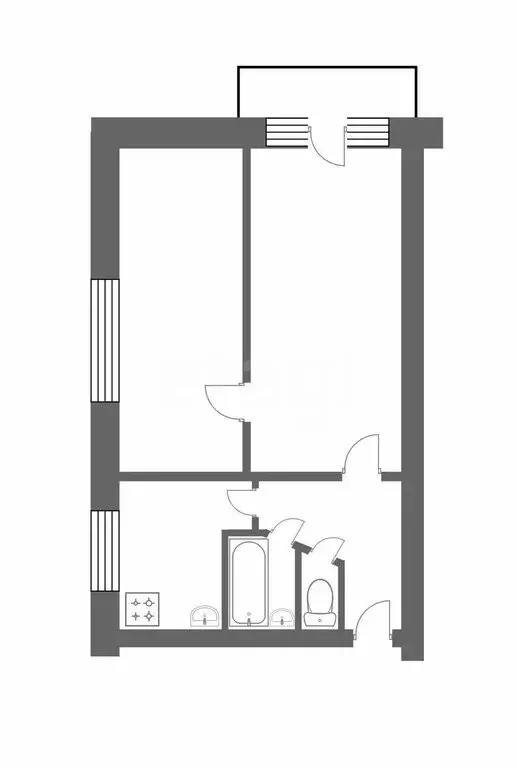 2-комнатная квартира: Сатка, Комсомольская улица, 41 (41.1 м) - Фото 1