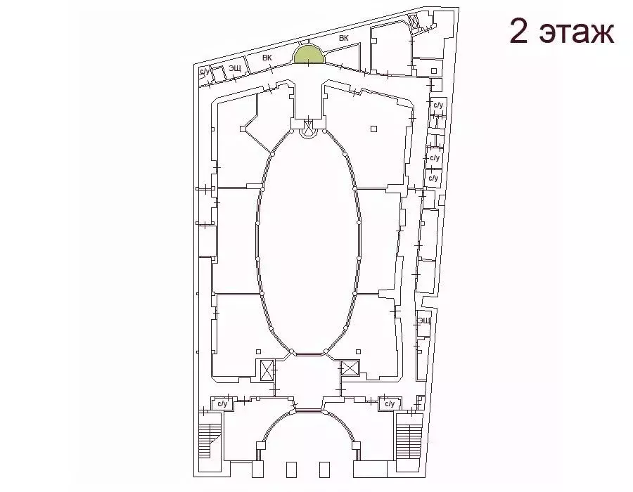 Офис в Санкт-Петербург Караванная ул., 10 (7 м) - Фото 2