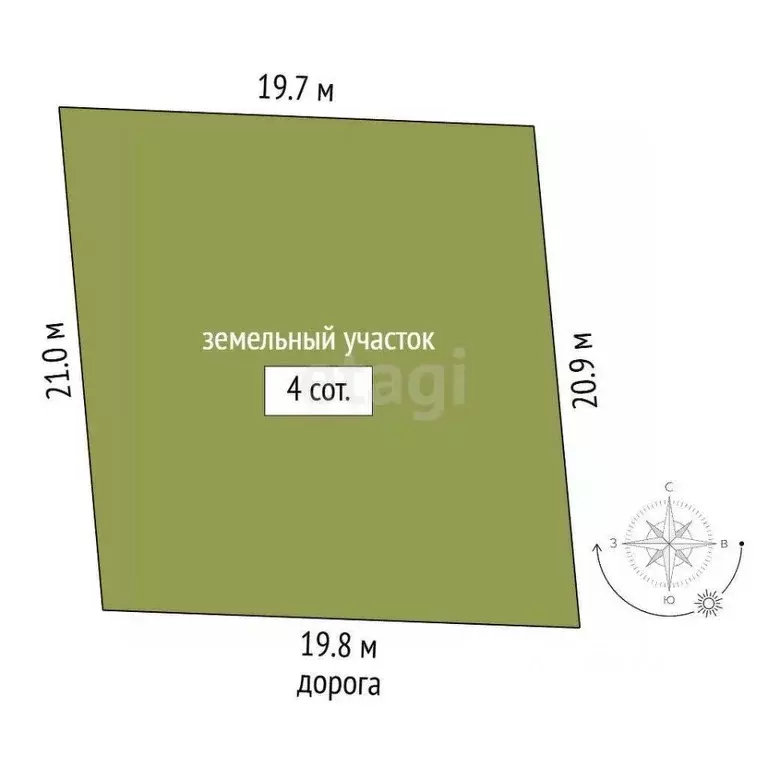 Участок в Мордовия, Саранск Буревестник садоводческое товарищество,  ... - Фото 1