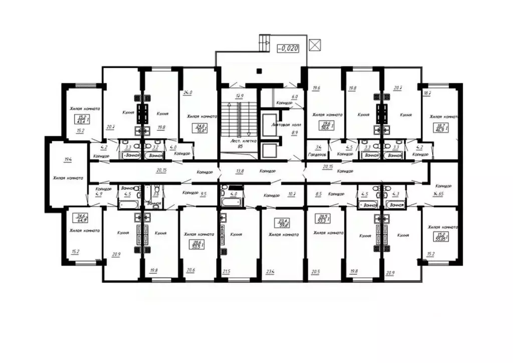 1-к кв. Ставропольский край, Ессентуки  (59.6 м) - Фото 1