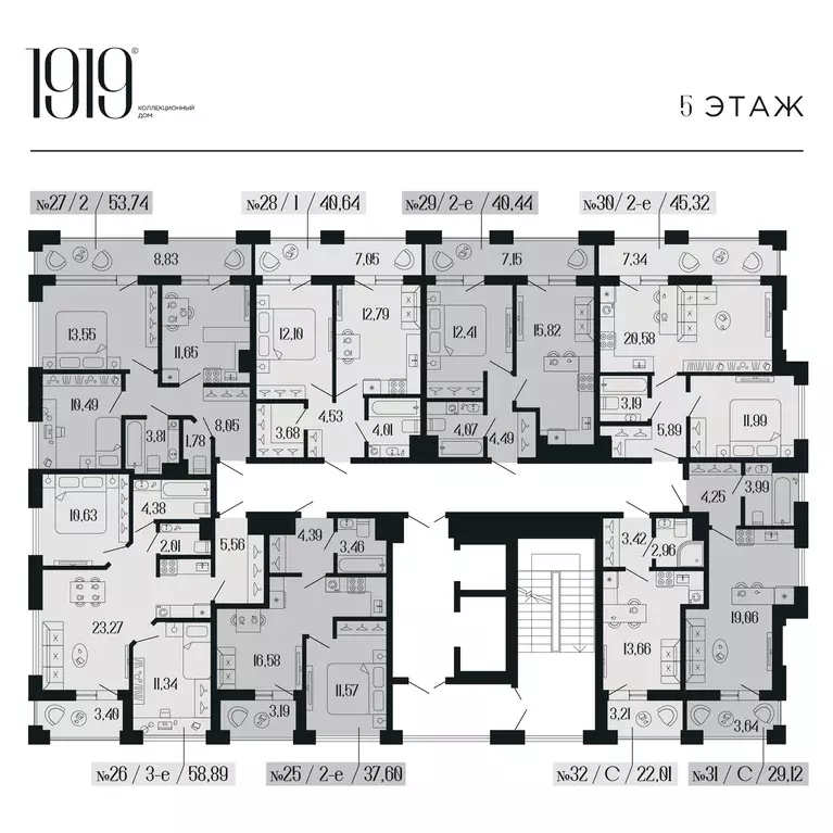 1-к квартира, 40.44 м - Фото 1