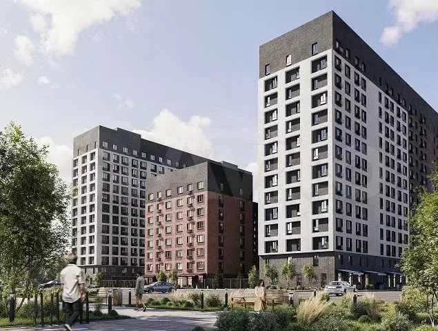 1-к. квартира, 30,7 м, 4/8 эт. - Фото 1