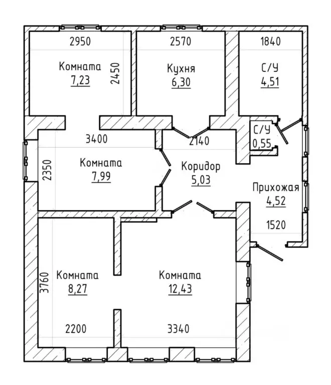 Дом в Кабардино-Балкария, Нальчик Краснопартизанская ул., 62 (56 м) - Фото 2