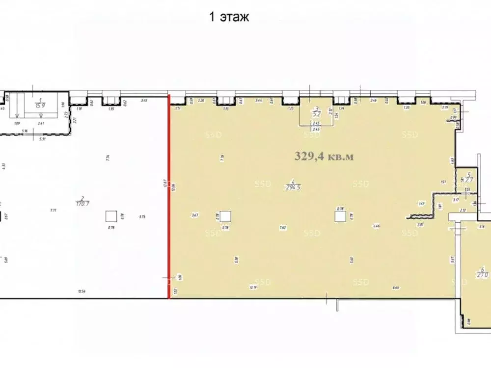 Торговая площадь в Москва Олимпийский просп., 16с5 (329 м) - Фото 2