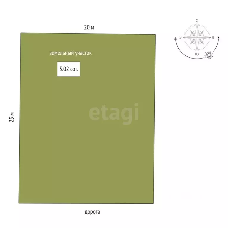 Участок в Ростовская область, Аксайский район, Рассветовское с/пос, ... - Фото 2