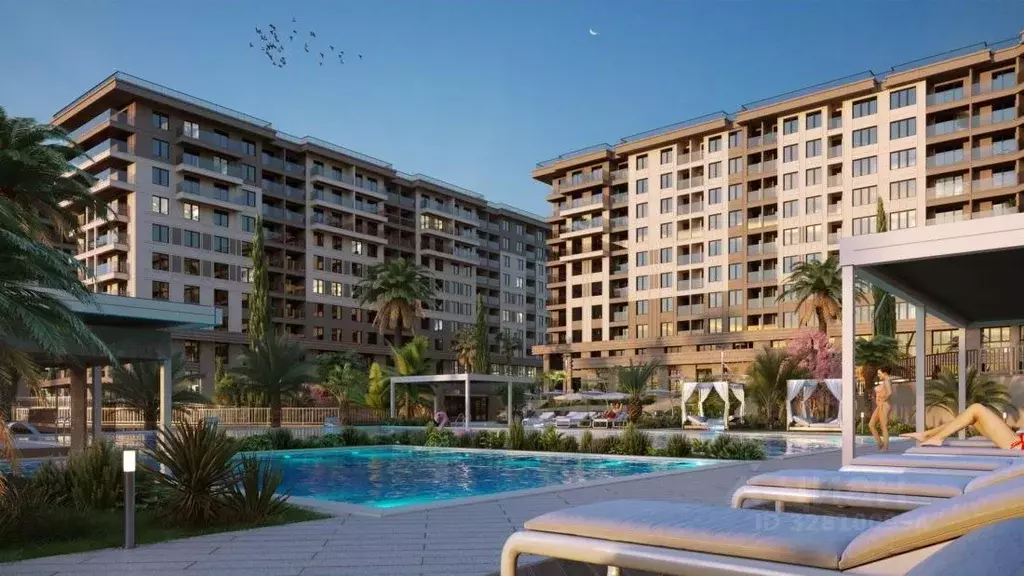 1-к кв. Краснодарский край, Сочи Адлер жилрайон, Курортный Городок ... - Фото 2