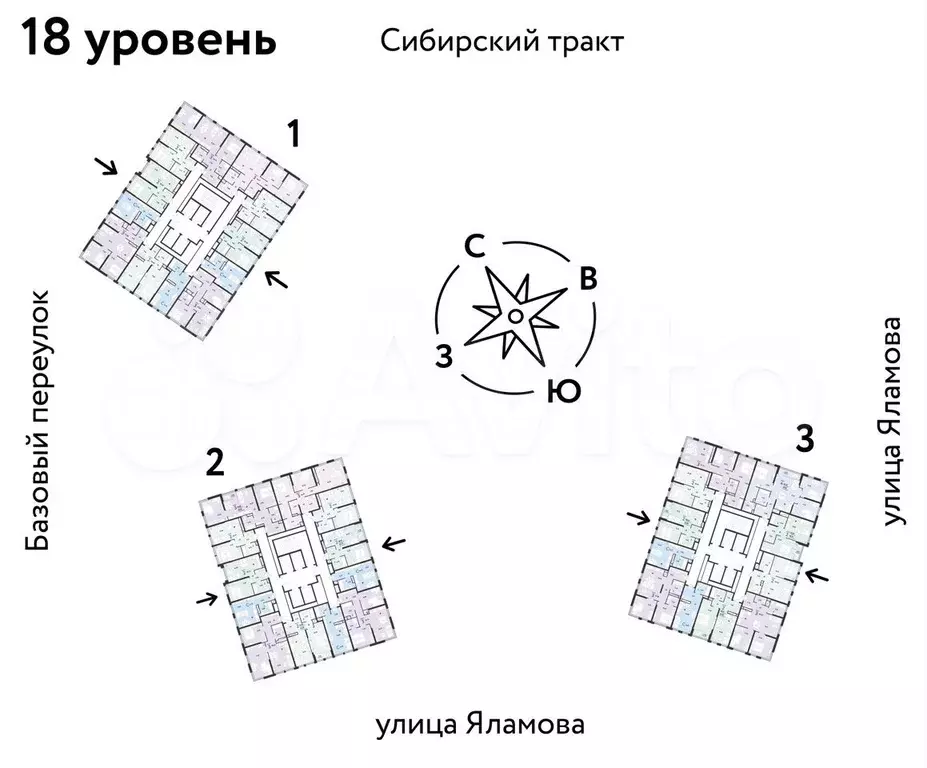 Квартира-студия, 23,8 м, 18/32 эт. - Фото 1