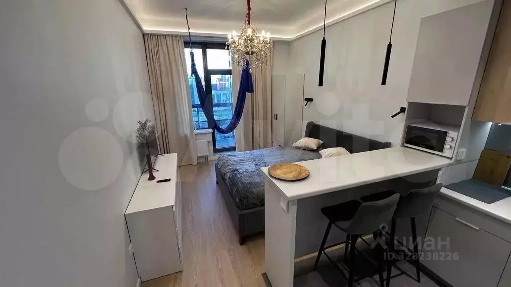 Студия Санкт-Петербург ул. Александра Матросова, 3 (26.0 м) - Фото 1