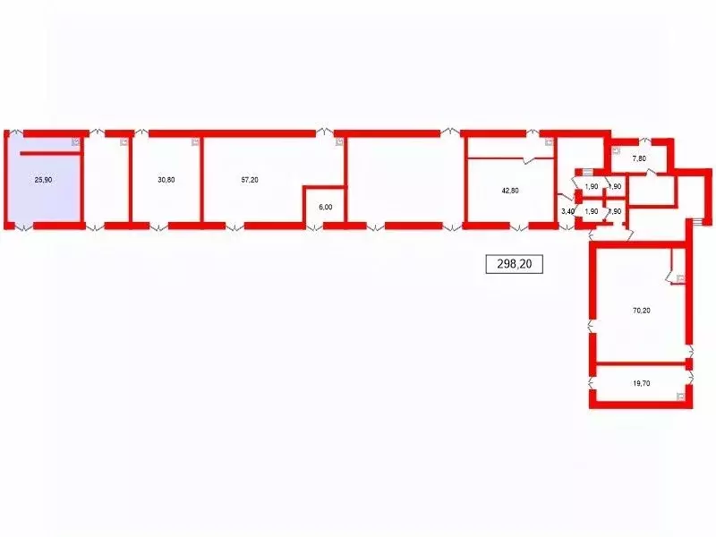 Торговая площадь в Ленинградская область, Гатчина ул. Куприна, 10/18 ... - Фото 2