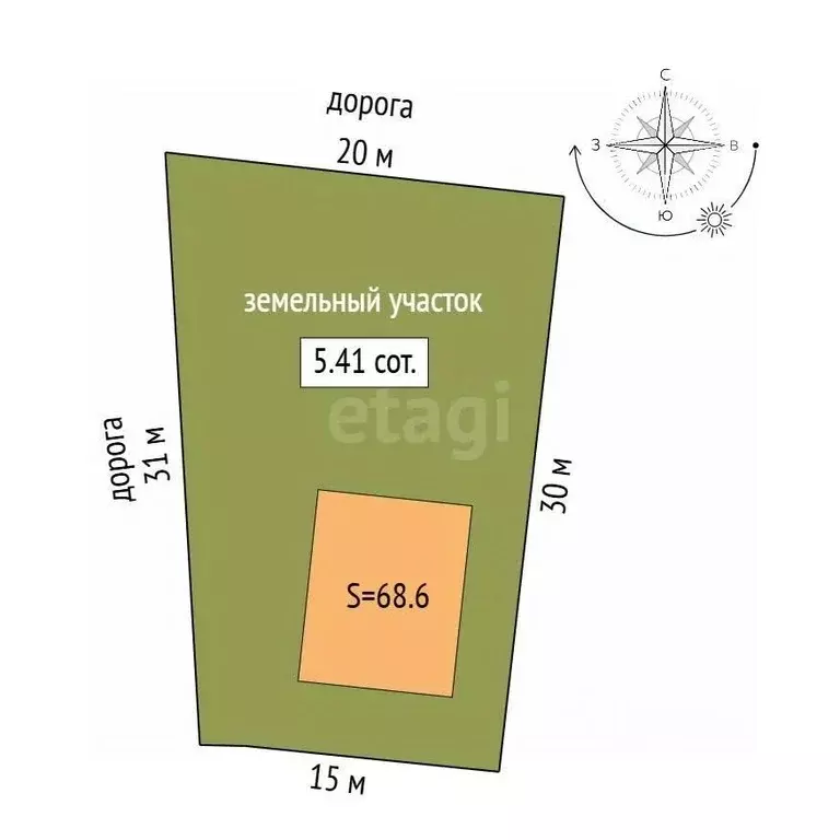 Дом в Краснодарский край, Динской район, с. Красносельское Длинная ... - Фото 2