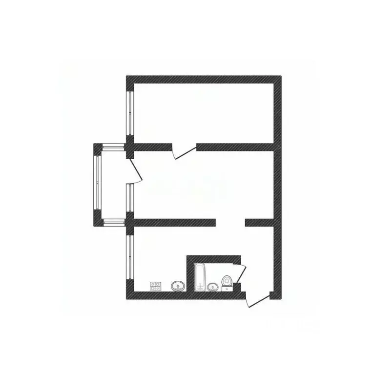2-к кв. Алтайский край, Бийск ул. Александра Матросова, 75 (45.8 м) - Фото 2