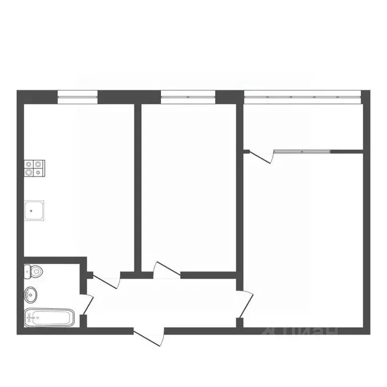 2-к кв. Тверская область, Тверь ул. Скворцова-Степанова, 38 (61.8 м) - Фото 2