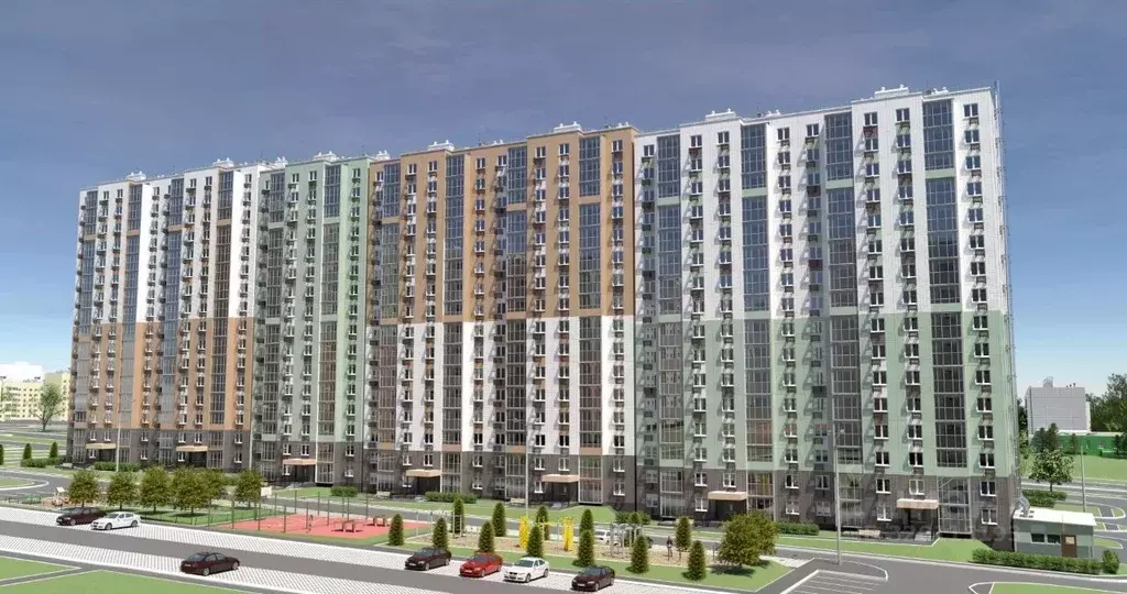 2-к кв. Чувашия, Чебоксары ул. Богдана Хмельницкого, 129 (64.6 м) - Фото 2