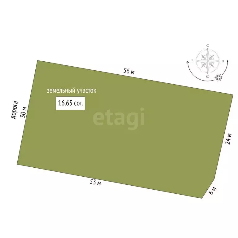 Дом в посёлок Омский, Больничная улица (306 м) - Фото 1