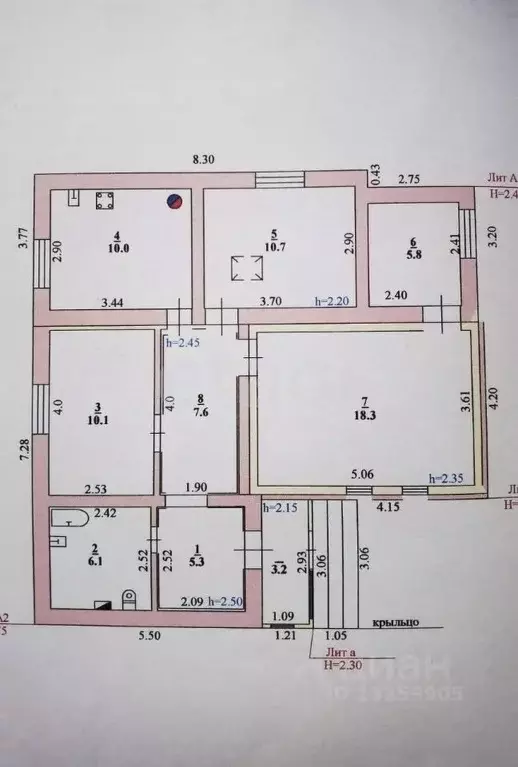 Дом в Липецкая область, Елец ул. Мира, 151 (100 м) - Фото 2