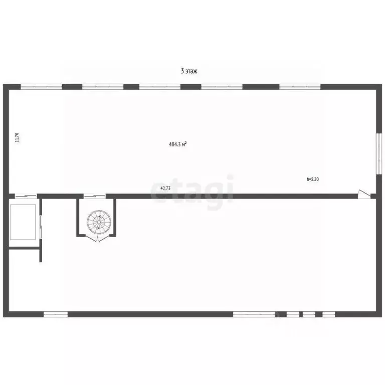 Склад в Тюменская область, Тюмень ул. Бабарынка, 1/10 (1009 м) - Фото 1