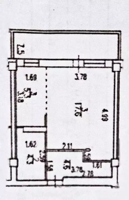 Студия Кировская область, Киров ул. Азина, 15 (39.3 м) - Фото 1