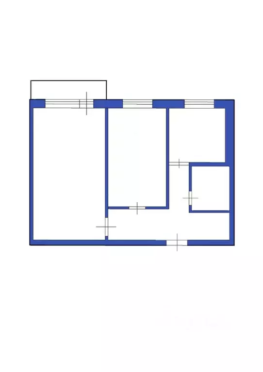 2-к кв. Кемеровская область, Кемерово Рекордная ул., 3А (42.4 м) - Фото 0