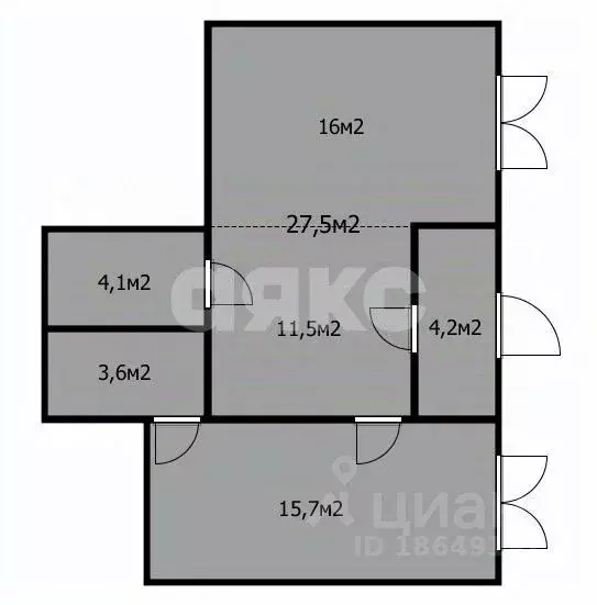 1-к кв. Краснодарский край, Анапа муниципальный округ, с. Сукко ул. ... - Фото 2