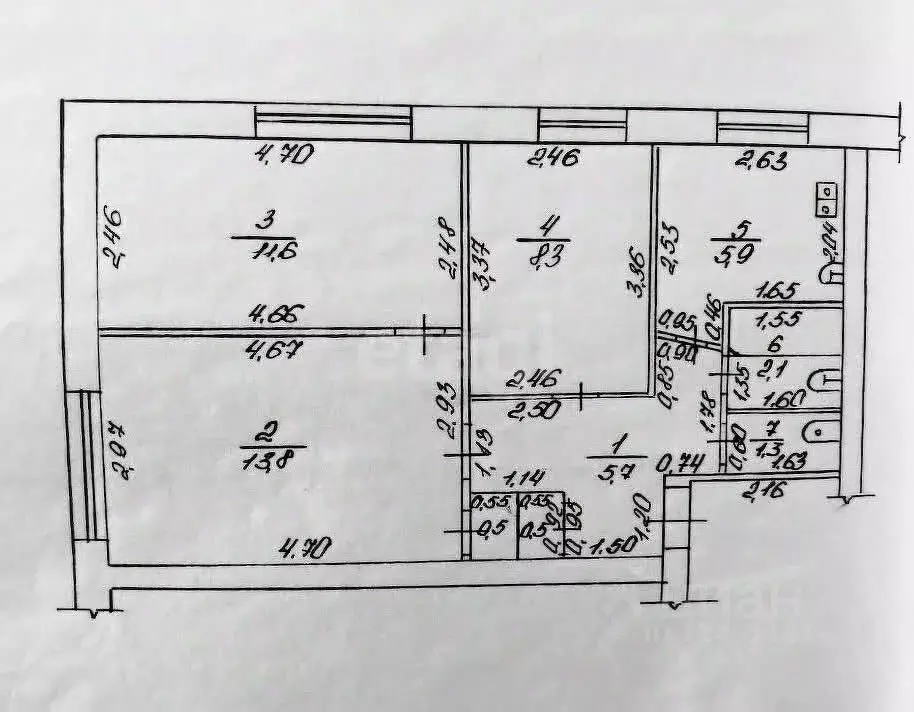 3-к кв. Краснодарский край, Анапа Новороссийская ул., 239 (49.7 м) - Фото 2