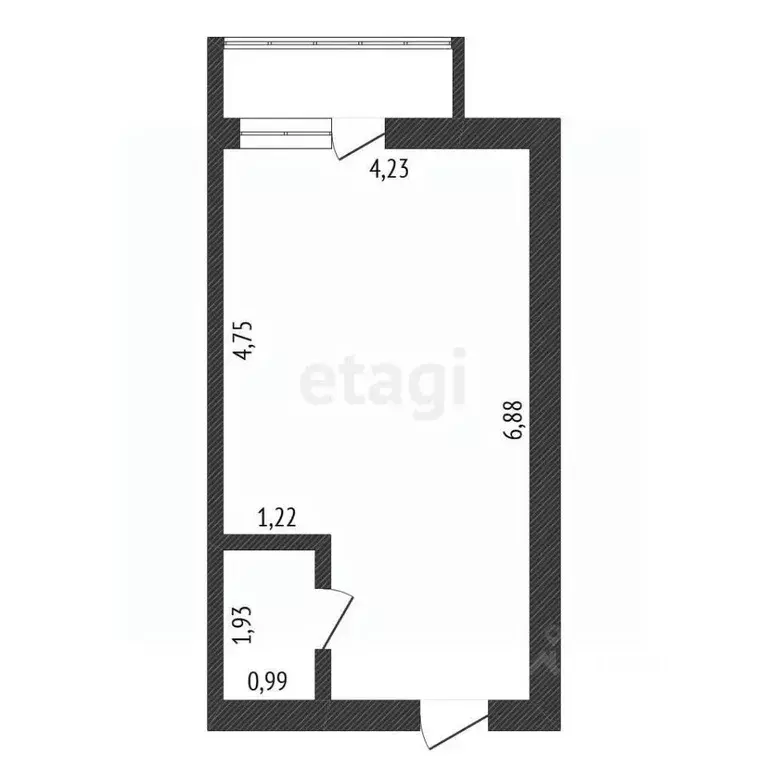 Студия Амурская область, Благовещенск Амурская ул., 351 (30.4 м) - Фото 2