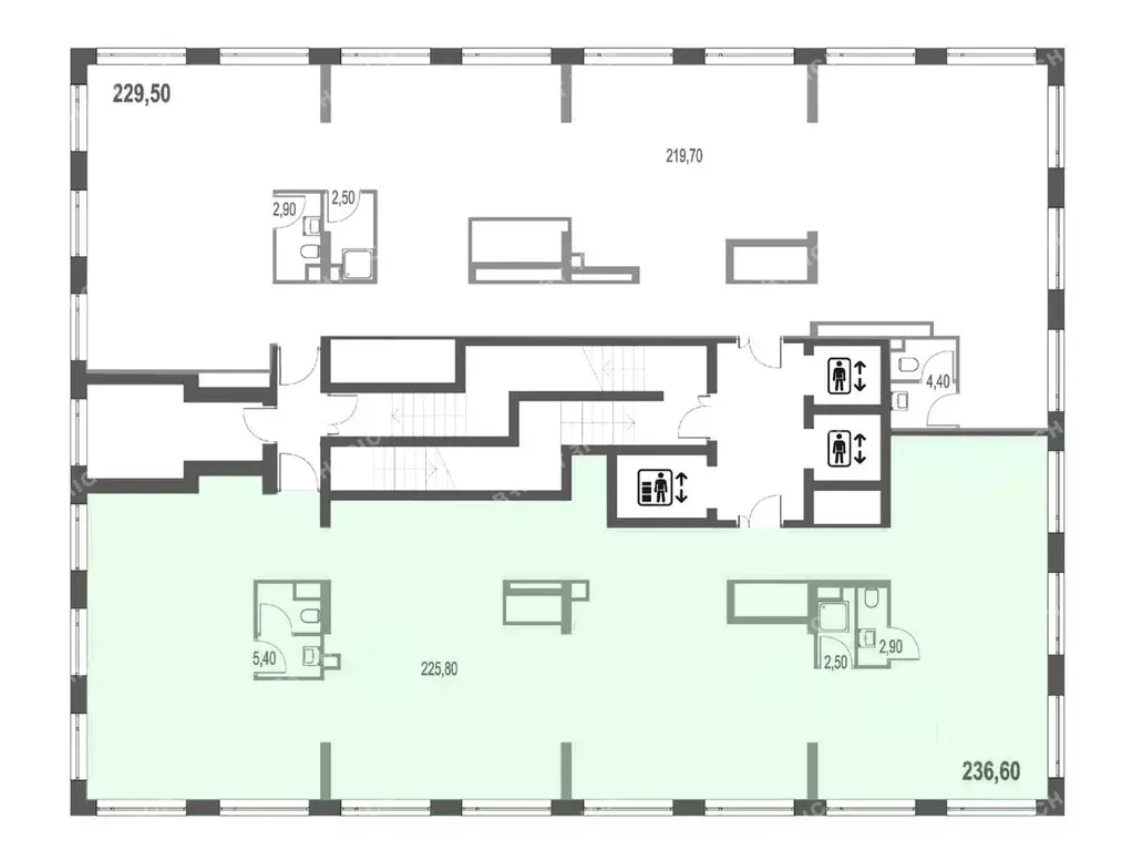 Офис в Москва Афи Парк Воронцовский жилой комплекс, 2 (237 м) - Фото 2