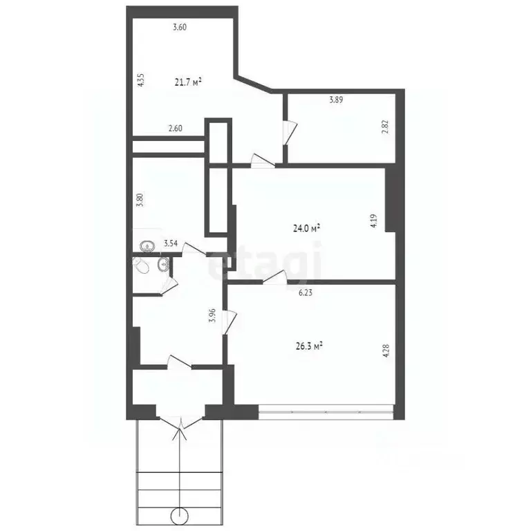 Помещение свободного назначения в Вологодская область, Вологда ул. ... - Фото 1