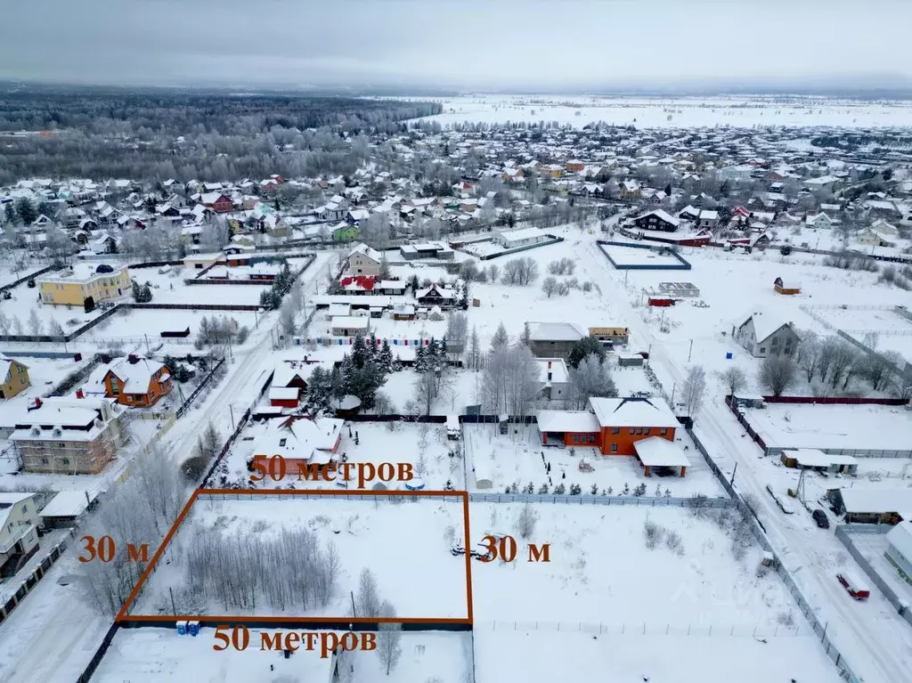 Участок в Ленинградская область, Тосненский район, Федоровское ... - Фото 1