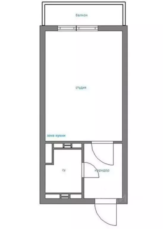 Студия Татарстан, Казань Тэцевская ул., 4А (18.7 м) - Фото 2