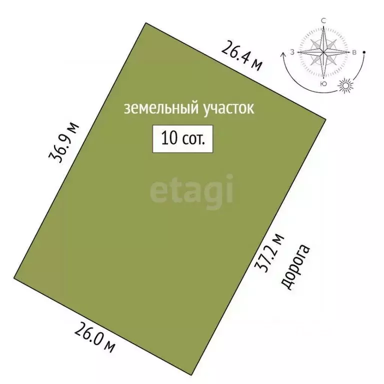 Участок в Забайкальский край, Читинский район, с. Засопка, Молодежный ... - Фото 2