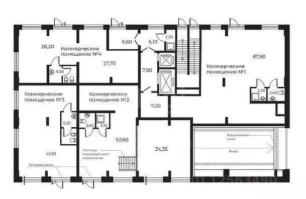 Помещение свободного назначения в Воронежская область, Воронеж ул. ... - Фото 2