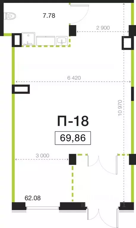 Помещение свободного назначения в Санкт-Петербург Легенда ... - Фото 1