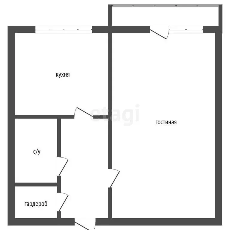 1-комнатная квартира: Троицк, 2-й микрорайон, 11 (35.1 м) - Фото 1