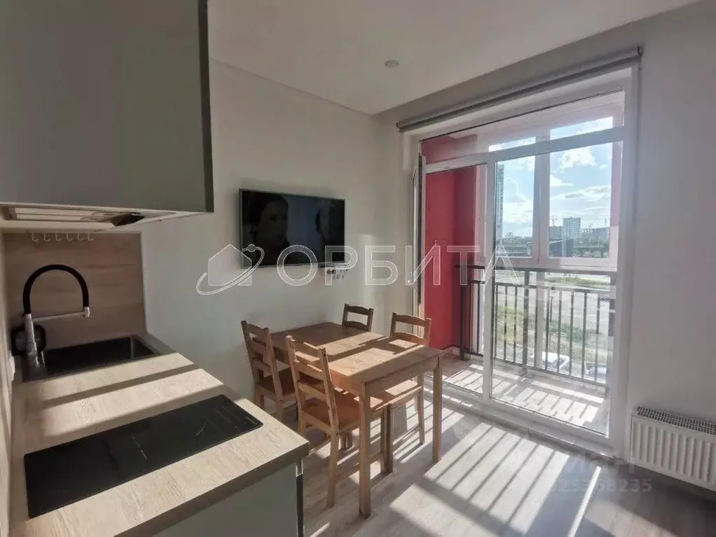 Студия Тюменская область, Тюмень ул. Краснооктябрьская, 16 (18.9 м) - Фото 1