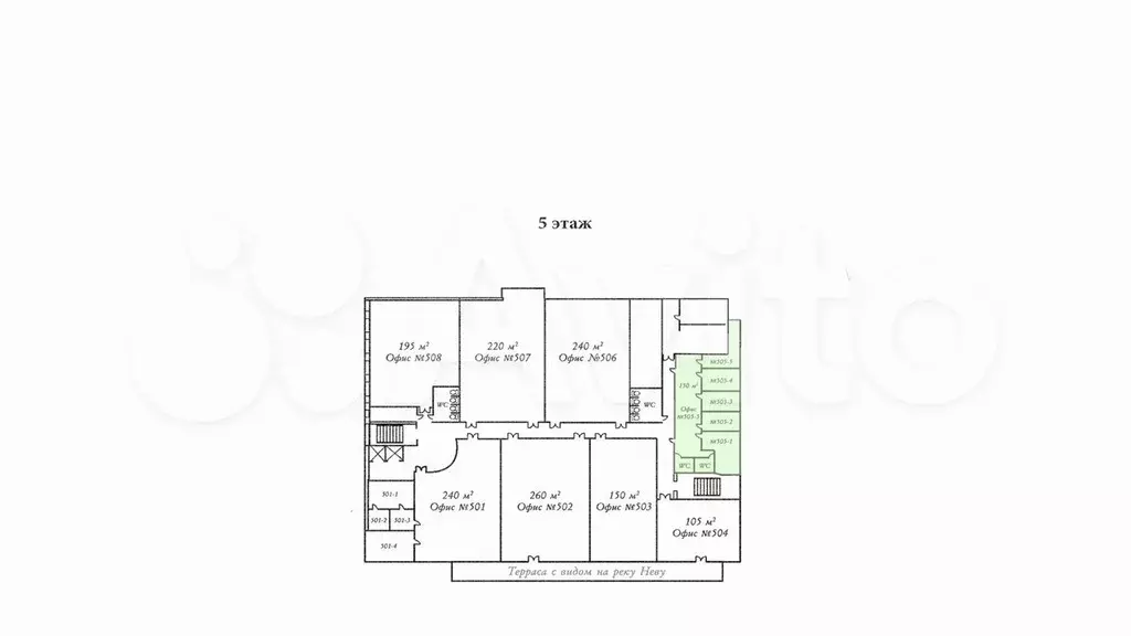 Офис 150м класс А. Видовой - Фото 0