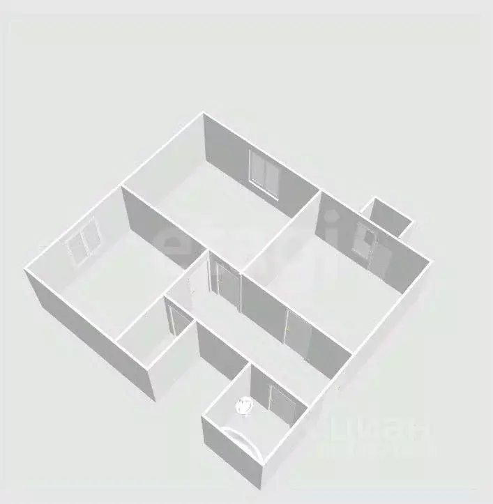 2-к кв. Сахалинская область, Холмск Советская ул., 128 (45.7 м) - Фото 2