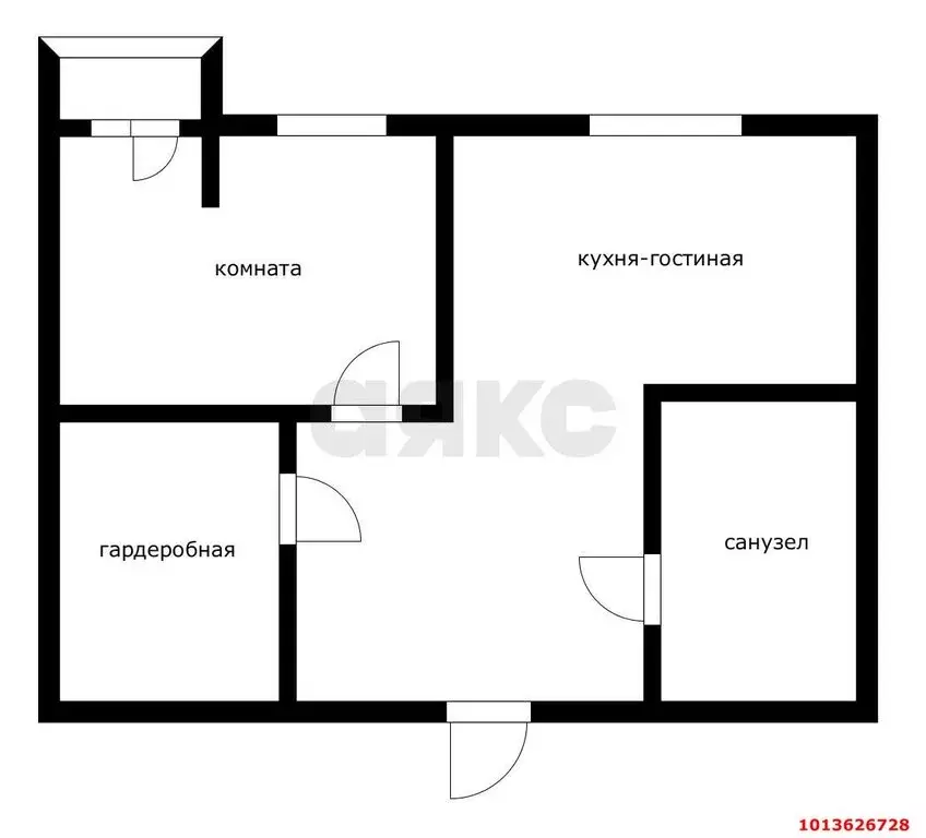 1-комнатная квартира: Краснодар, Античная улица, 10 (37.8 м) - Фото 0