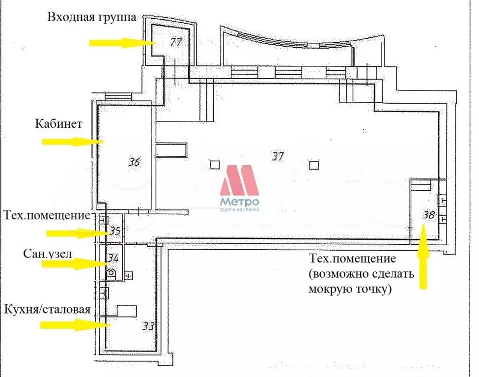 Помещения на 1 линии - Фото 0