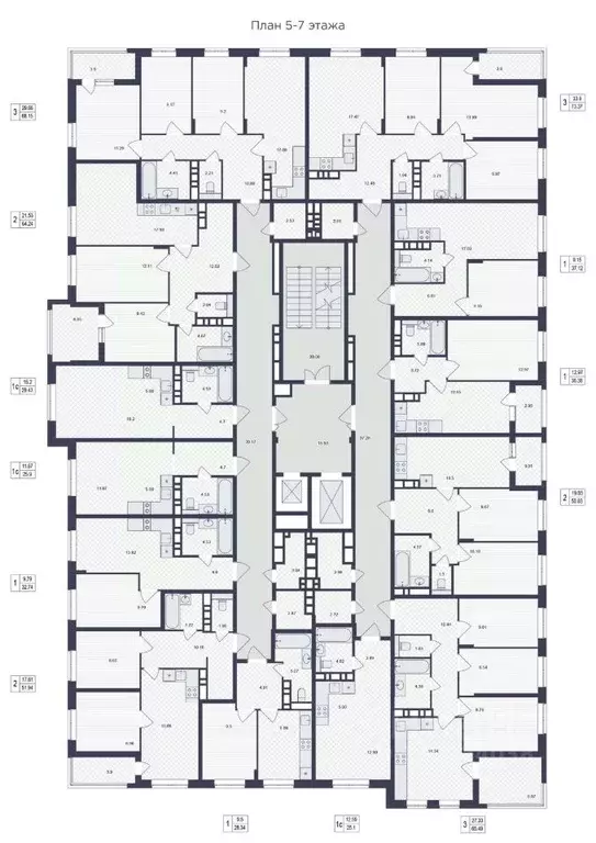 3-к кв. Брянская область, Брянск ул. Дуки (65.49 м) - Фото 1