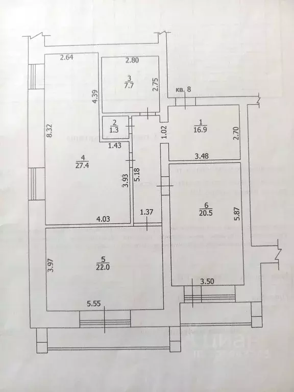 3-к кв. Томская область, Северск ул. Леонтичука, 11 (95.0 м) - Фото 0