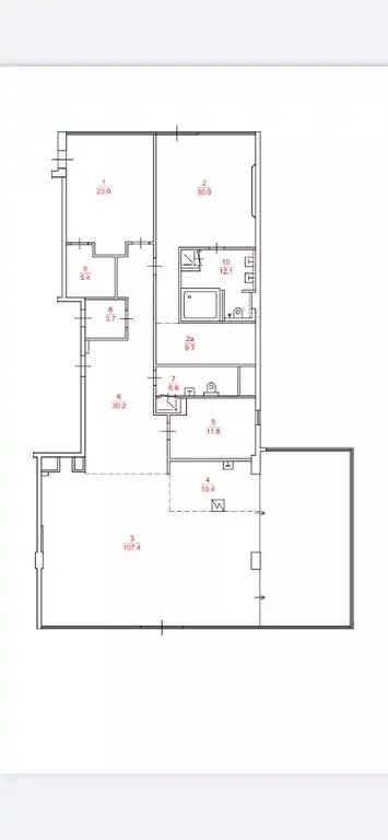 4-к кв. Москва ул. Климашкина, 17С2 (253.8 м) - Фото 2