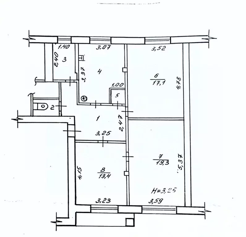 Комната Волгоградская область, Волгоград Днестровская ул., 24 (32.7 м) - Фото 2