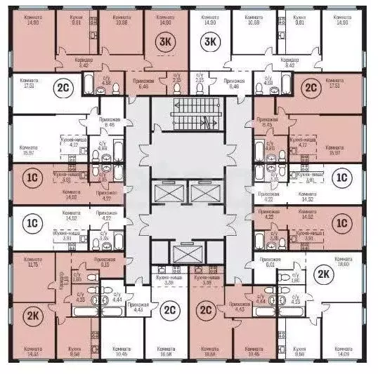 2-к кв. Алтайский край, Барнаул городской округ, Южный рп тракт Южный, ... - Фото 2