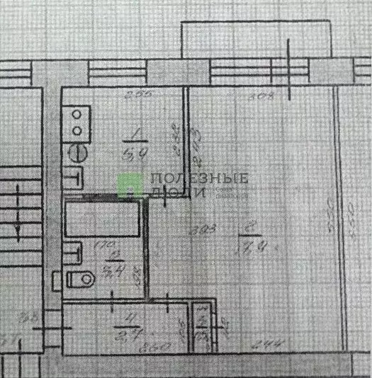 1-к. квартира, 30,4 м, 2/4 эт. - Фото 0