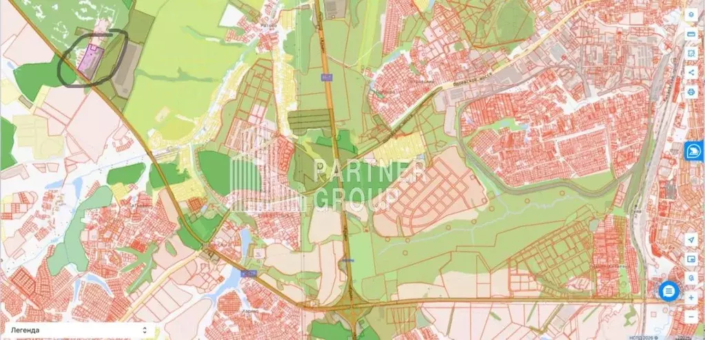 Участок в Тульская область, Тула городской округ, пос. Иншинский, 12 ... - Фото 2