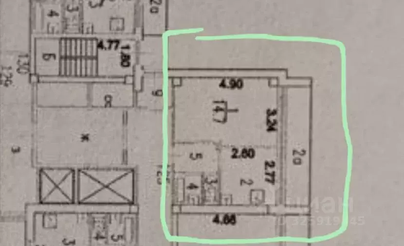 1-к кв. Москва просп. Андропова, 19 (29.0 м) - Фото 1