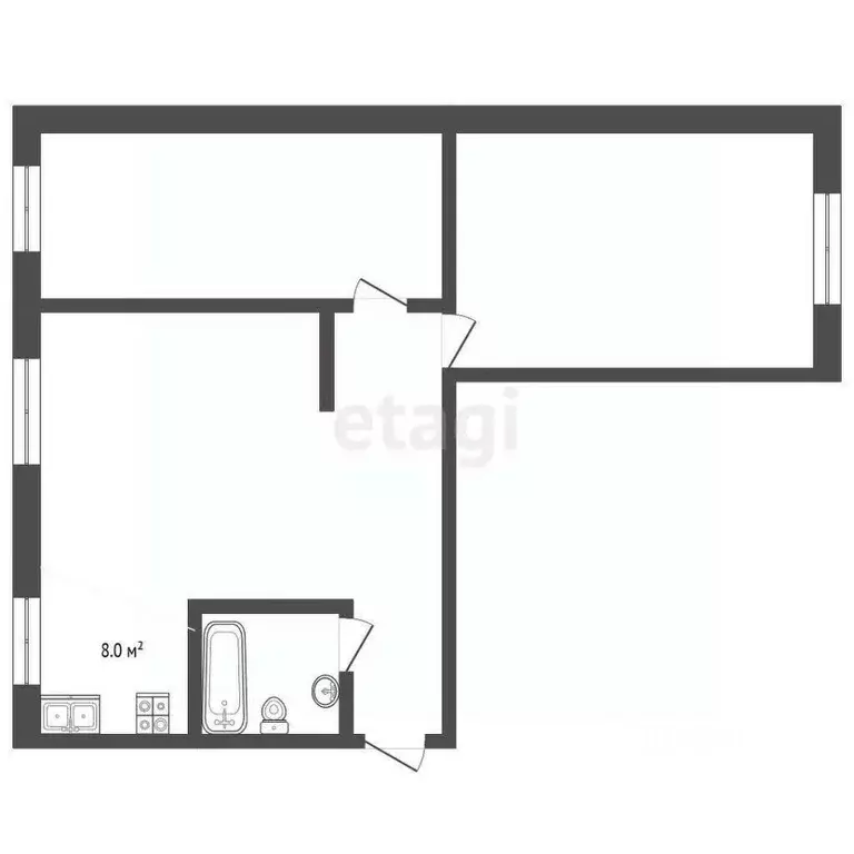 3-к кв. Камчатский край, Петропавловск-Камчатский ул. Бохняка, 6 (59.5 ... - Фото 2