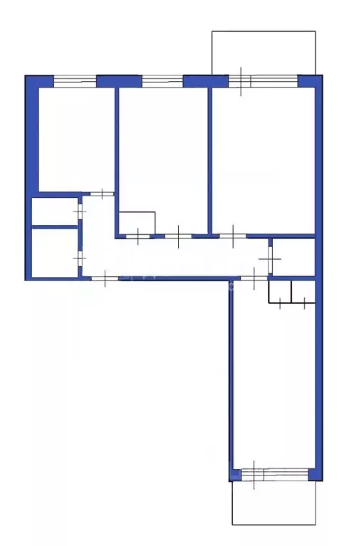 3-к кв. Кемеровская область, Кемерово Комсомольский просп., 67 (67.0 ... - Фото 2